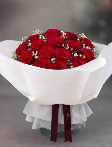 15’li Kırmızı Gül Buketi